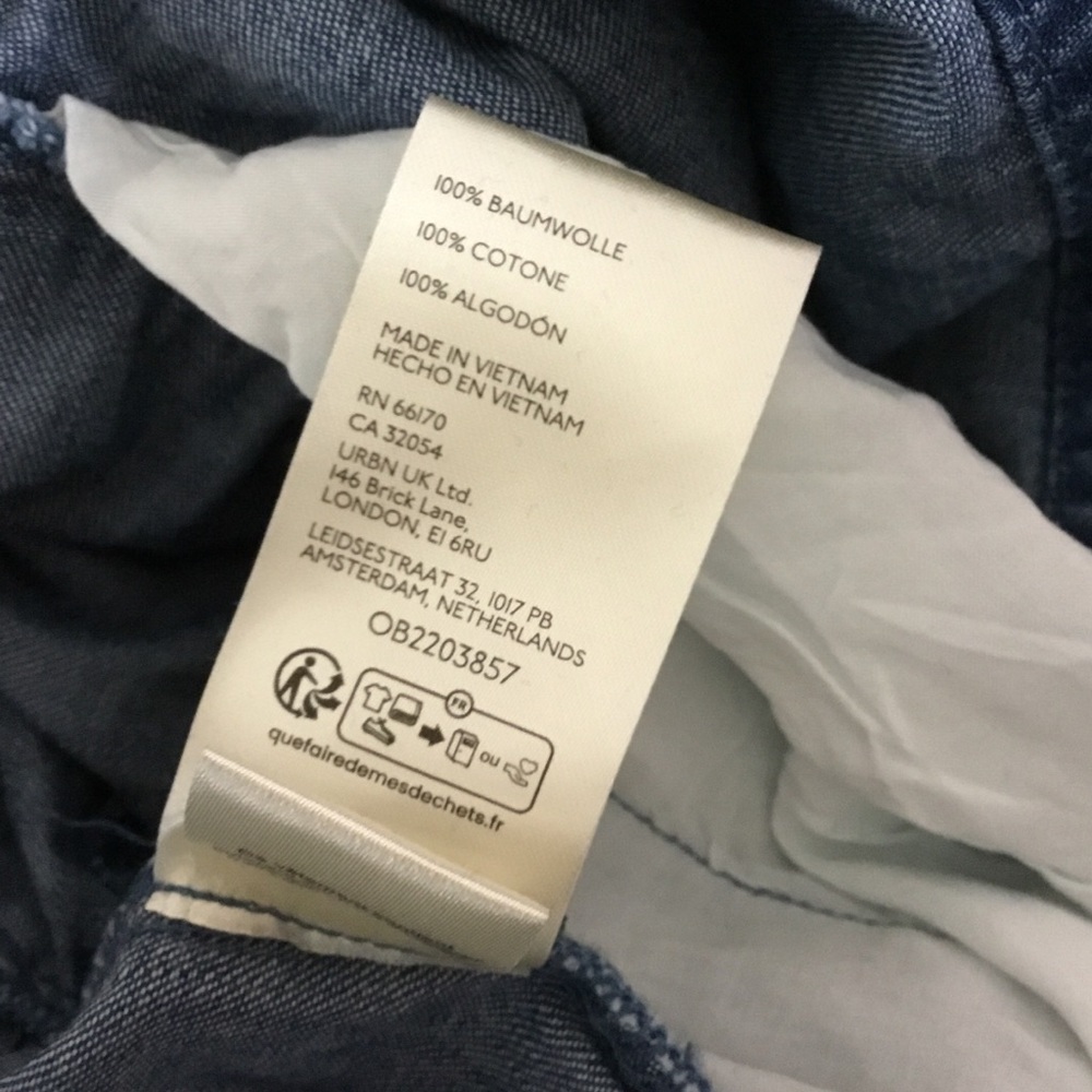 Free People Dark Wash County Line Romper - Picture 12 of 12